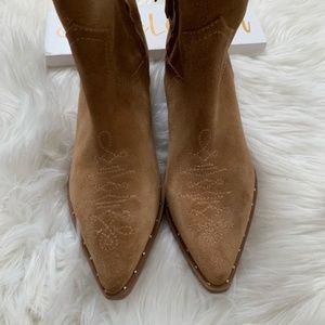 Sam Edelman Soldout Ava Boot in Caramel Suede NWOT